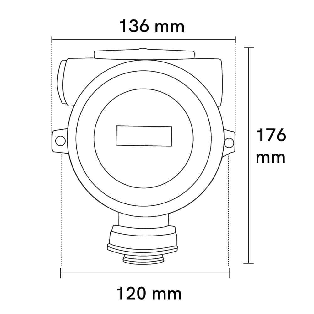 GTD-2000Tx IECEx Gas Detector Phenol (C6H6O) VOC 0-15 ppm - Image 3