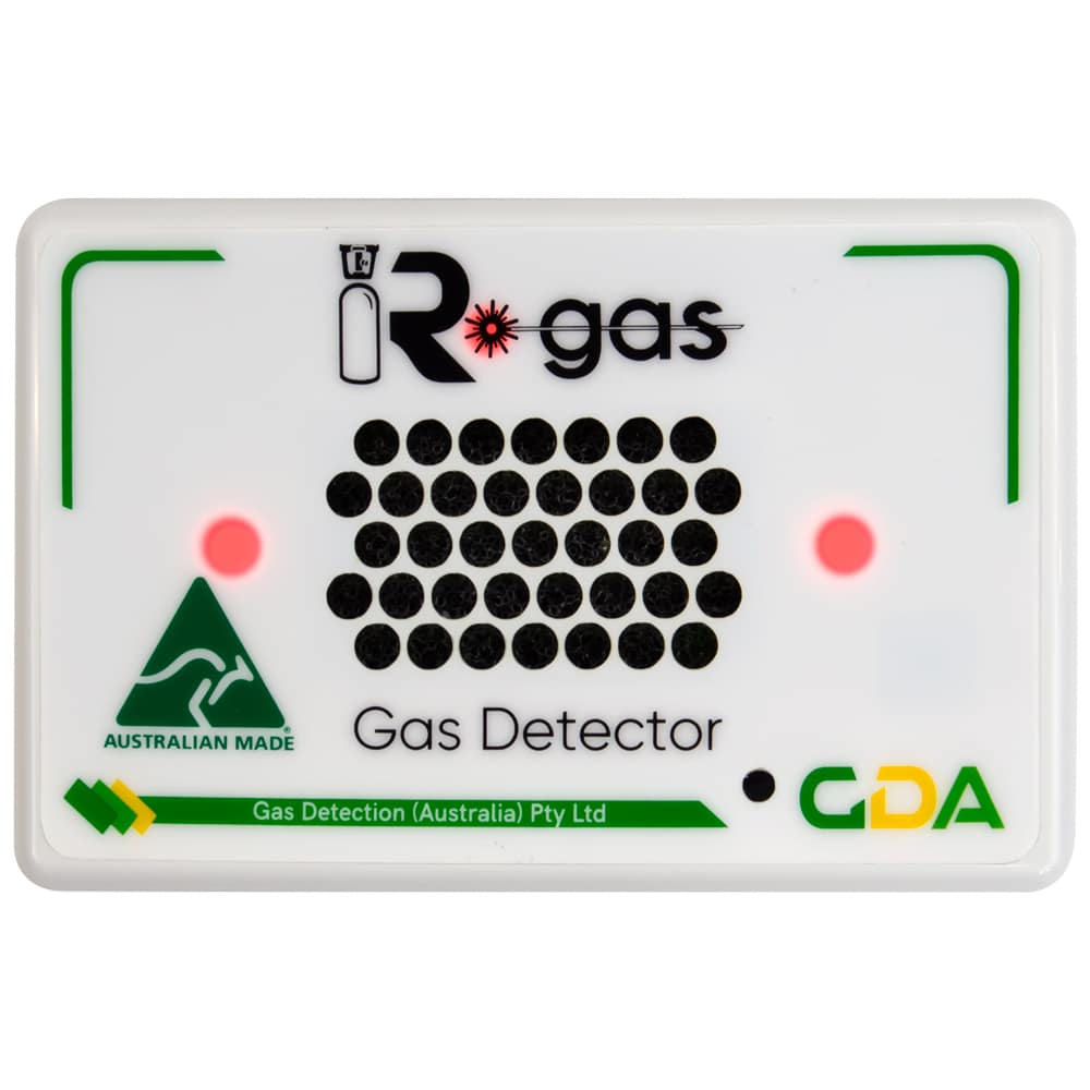 iR-gas R404a Flush Mounted Refrigerant Gas Detector 0-1,000 ppm-front-red