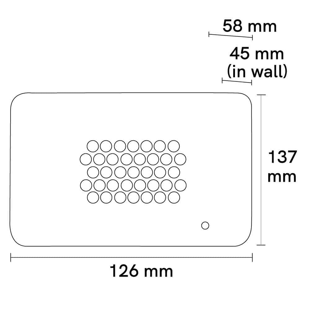 iR-gas R514a Flush Mounted Refrigerant Gas Detector 0-1,000 ppm - Image 3