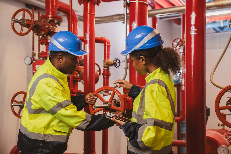 Engineer-or-technician-work-checking-Fire-suppression-system-and-fire-equipment-img Gas Detector Commissioning