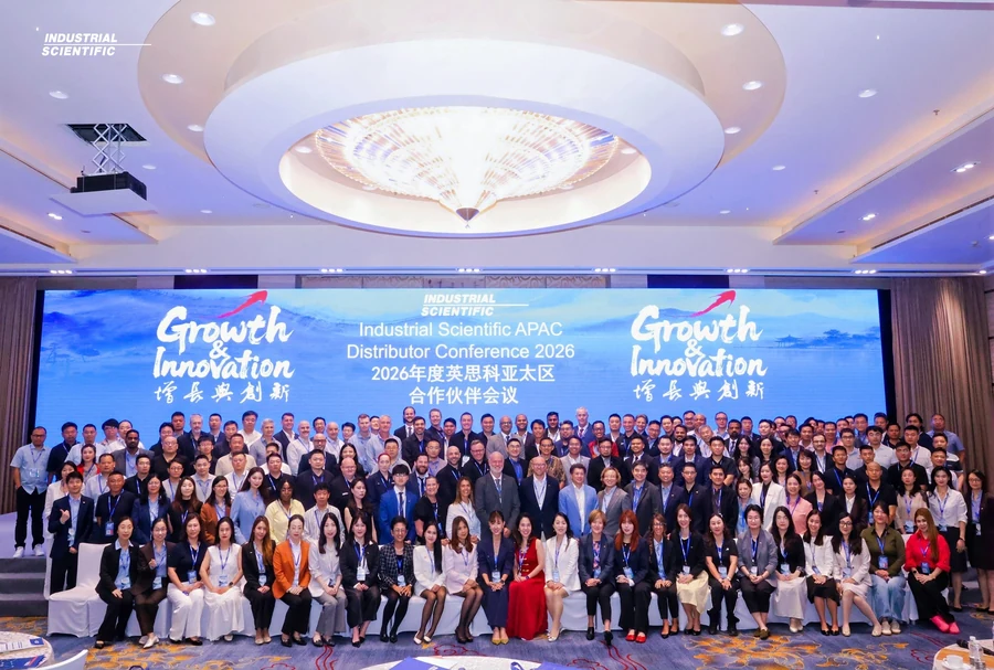 Delegates at the Industrial Scientific APAC Growth & Innovation Distributor Conference 2026 in Hangzhou, China